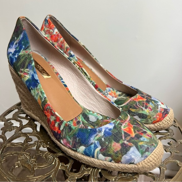 🥂3/$50 Louise et Cie Floral Jamie Espadrilles Wedges size 7 - Picture 5 of 7